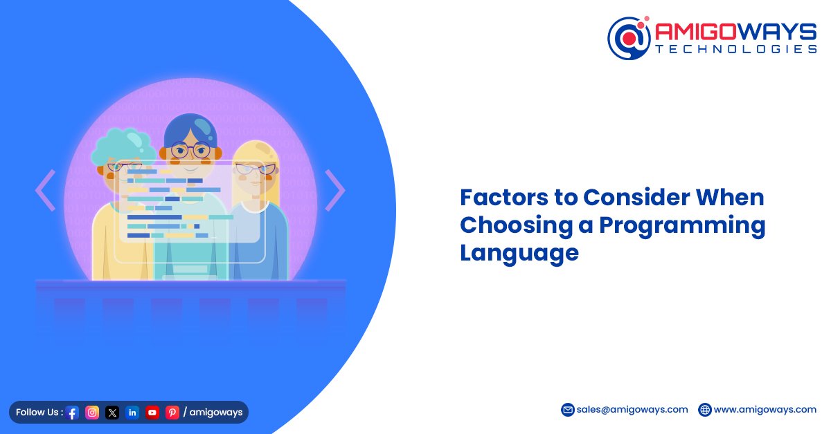Factors to Consider When Choosing a Programming Language